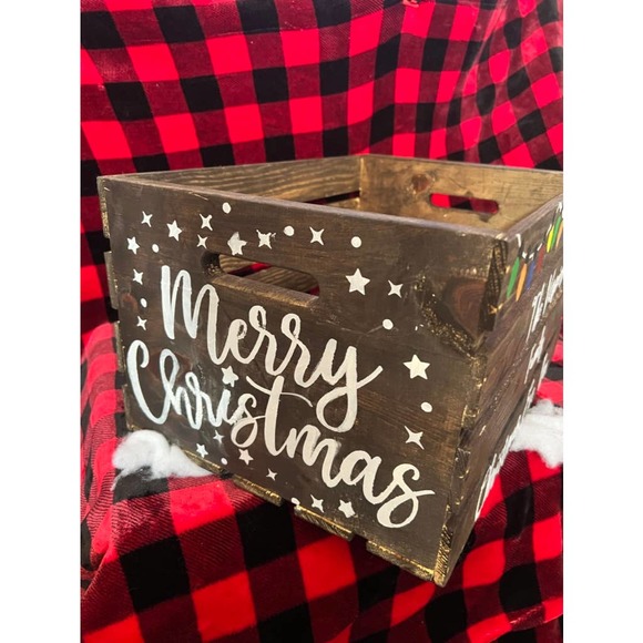 Personalized Christmas Eve Christmas Holiday Crate Keepsake - Picture 6 of 10